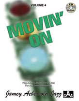 Jamey Aebersold Jazz #4 MOVING ON Book with Online Audio cover Thumbnail